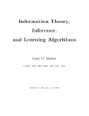 MacKay: Information Theory, Inference and Learning Algorithms